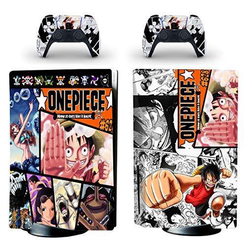 Decal Moments PS5 Standard Disc Console Controllers Full Body Vinyl Skin Sticker Decals for Playstation 5 Console and Controllers Anime OP - JOY2ESpree