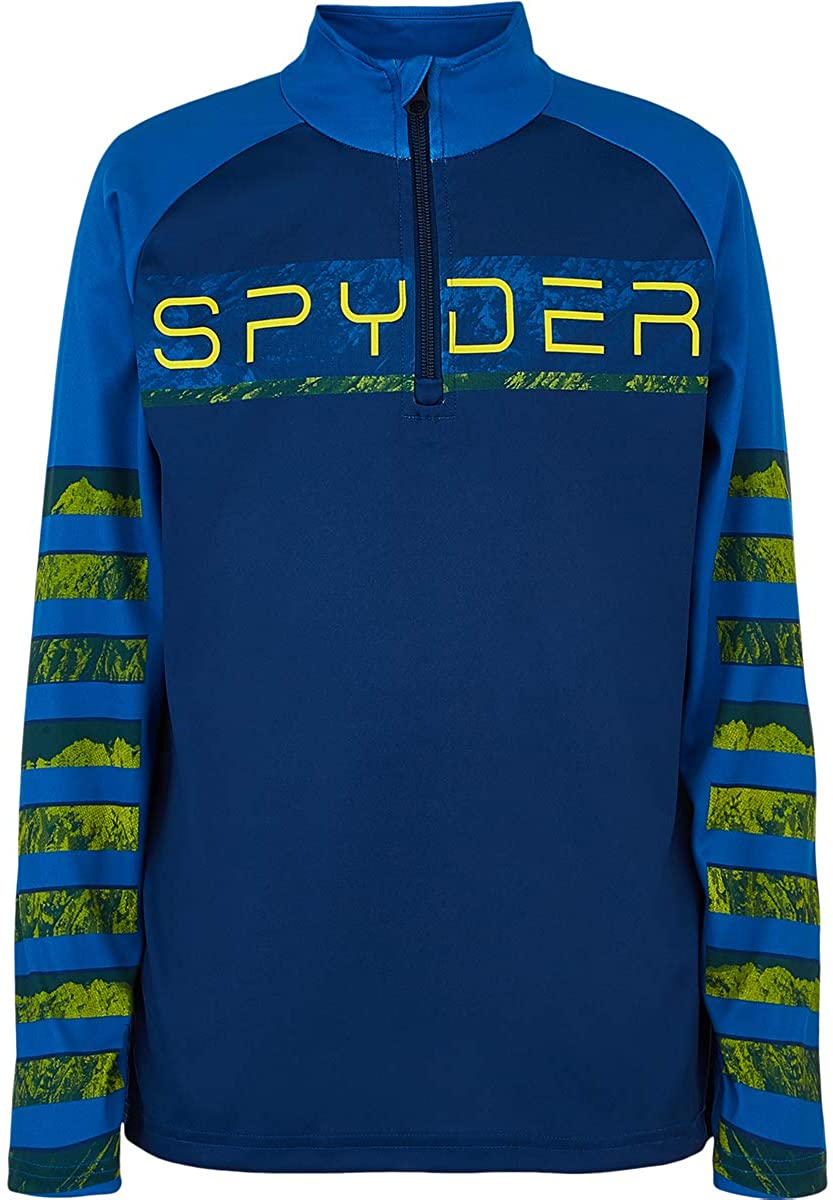 Spyder Boys' Peak Zip T-Neck