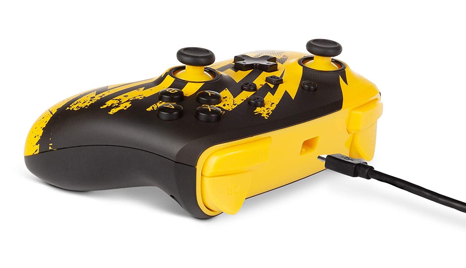 PowerA Enhanced Wired Controller for Nintendo Switch - Mario White, Gamepad, Wired Video Game Controller, Gaming Controller - Nintendo Switch - JOY2ESpree
