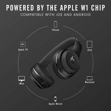 
                        
                          Load image into Gallery viewer, Beats Solo3 Wireless On-Ear Headphones - Apple W1 Headphone Chip, Class 1 Bluetooth, 40 Hours of Listening Time, Built-in Microphone - Satin Gold
                        
                      