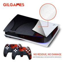 
                        
                          Cargar imagen en el visor de la galería, GilGames Skin Decals Faceplate for Playstation 5, Vinyl Protector Wrap Full Set Protective Cover Stickers Kit Console and Controller (Disk Edition) - JOY2ESpree
                        
                      