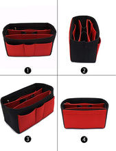 
                        
                          Load image into Gallery viewer, Felt Fabric Purse Tote Diaper Bag Organizer Insert Bag in Bag with Zipper Inner Pocket For Neverfull Speedy
                        
                      