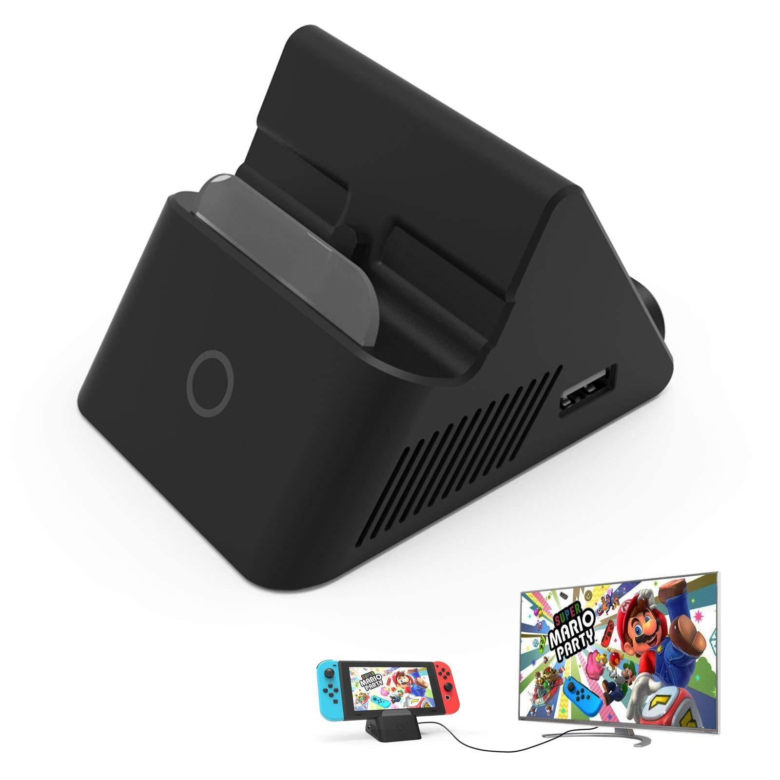 Dock Station for Nintendo Switch, KSW KINGDO TV Adapter for Switch, Portable Charging Stand - JOY2ESpree