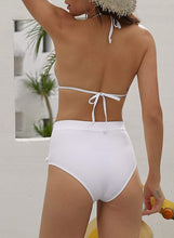 
                        
                          Cargar imagen en el visor de la galería, Bdcoco Women's High Waist Two Pieces Bikini Set Padded Stripe Tassel Swimsuit
                        
                      