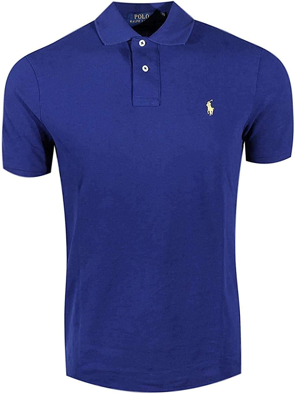 Polo RL Men's Custom Slim Fit Mesh Pony Shirt