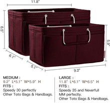 
                        
                          Cargar imagen en el visor de la galería, Purse Organizer, Multi-Pocket Felt Handbag Organizer, Purse Organizer Insert with Handles, Medium, Large, X-Large
                        
                      