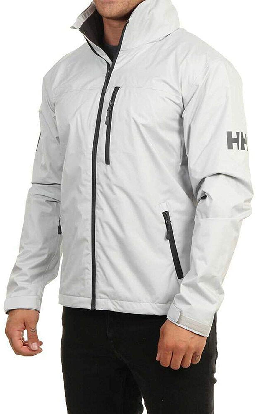 Helly-Hansen Men's Crew Hooded Waterproof Windproof Breathable Rain Coat Jacket
