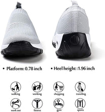 
                        
                          Load image into Gallery viewer, STQ Slip On Breathe Mesh Walking Shoes Women Fashion Sneakers Comfort Wedge Platform Loafers
                        
                      