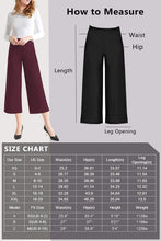 
                        
                          將圖片載入圖庫檢視器 Tsful High Waisted Wide Leg Pants for Women Summer Business Casual Crop Dress Pants Stretch Pull On Capris
                        
                      