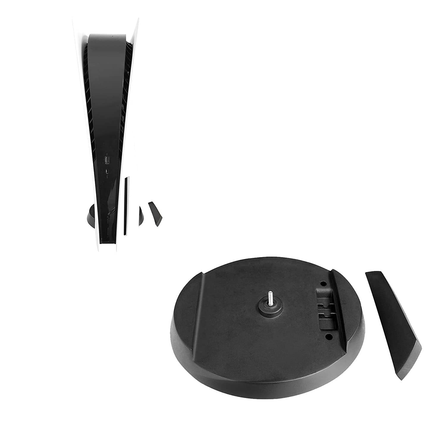 Vertical Stand Holder for PS5 Digital Edition, Stand Cooler for Sony Playstation 5 DE Console with Built-in Air Vents and Non-Slip Feet - JOY2ESpree