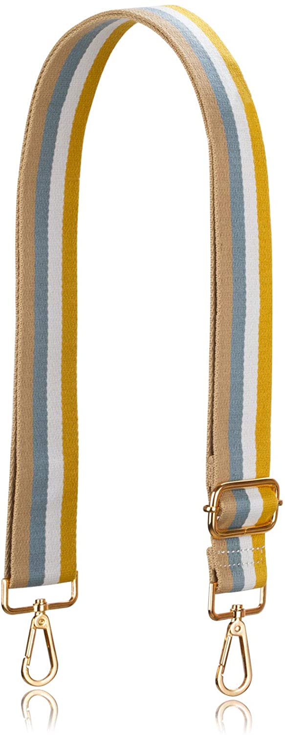 Allzedream Purse Strap Replacement Crossbody Handbag Stripe Wide Adjustable