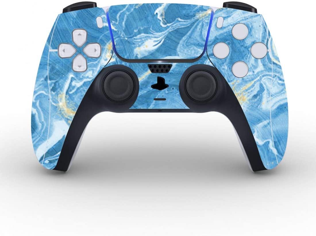 PlayVital Blue Nebula Full Set Skin Decal for PS5 Console Digital Edition - JOY2ESpree