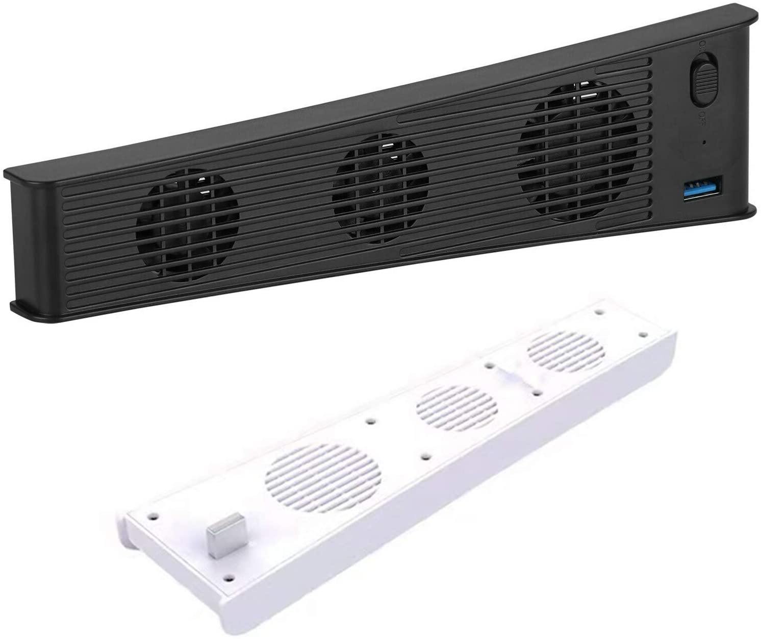 USB Cooler for PS5 Playstation 5,Cooling Fan for PS5 Console Host,USB Cooler 3 Fan Temperature Control for Playstation 5 Gaming Console - JOY2ESpree
