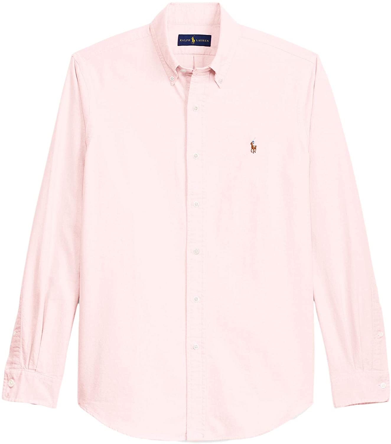 Ralph Lauren Mens Logo Button-Down Dress Shirt