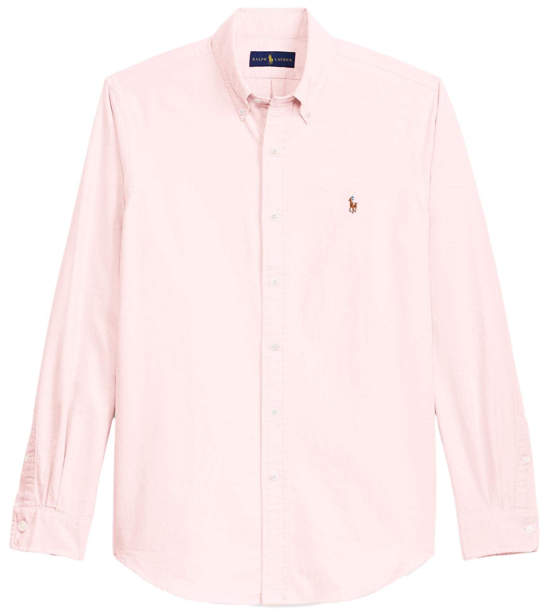 Ralph Lauren Mens Logo Button-Down Dress Shirt