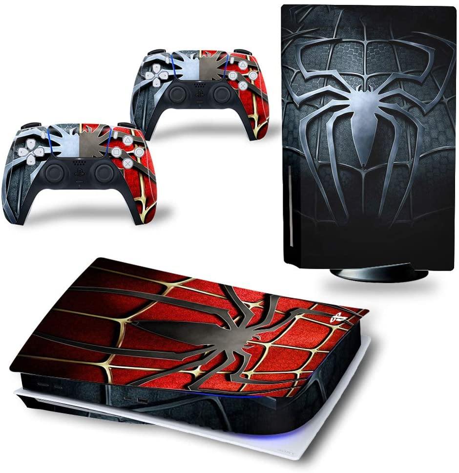 Decals Cover Whole Body Skin Protector for PS5 Playstation 5 Console Wrap Sticker Skin with 2 Wireless DualSense Controller Decal - JOY2ESpree