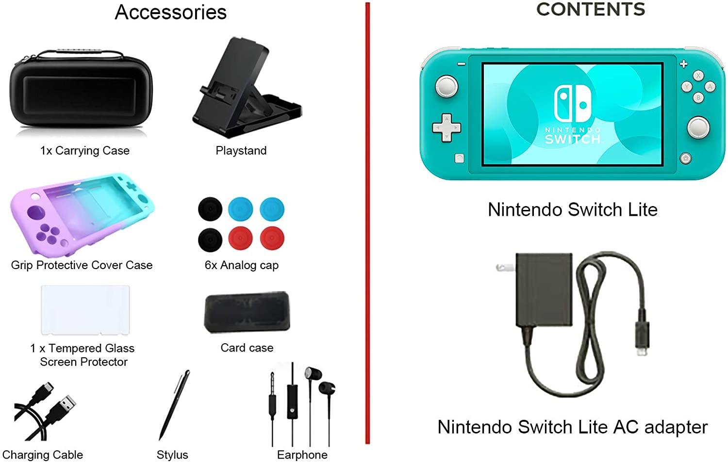 Newest Nintendo Switch Lite - 5.5" Touchscreen Display, Built-in Plus Control Pad - JOY2ESpree