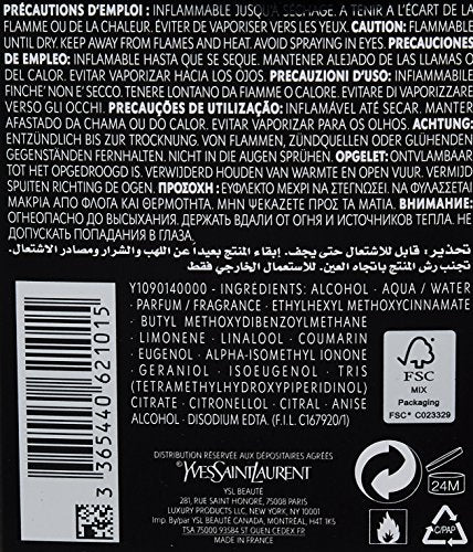 Yves Saint Laurent La Nuit De L'Homme Ysl Le Parfum Eau De Parfum Spray for Men, 2 Ounce