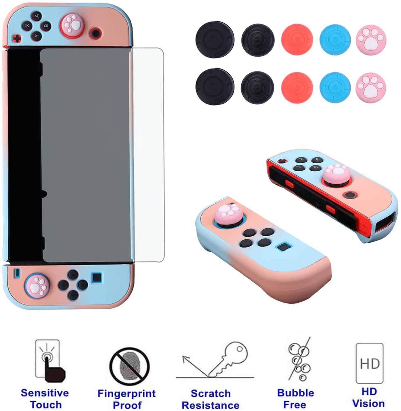Dockable Case for Nintendo Switch - COMCOOL 3 in 1 Protective Cover Case for Nintendo Switch and Joy-Con Controller - JOY2ESpree