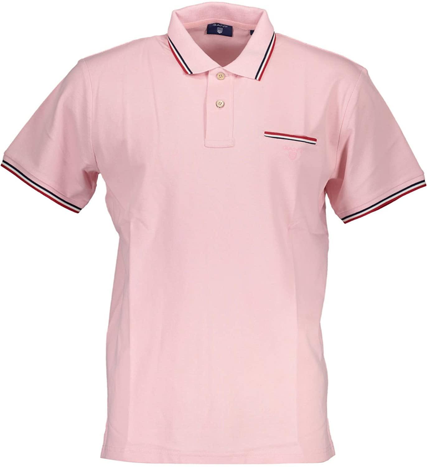 GANT Men's 3 Color Tipping Pique Short Sleeve Rugger (252161) - JOY2ESpree