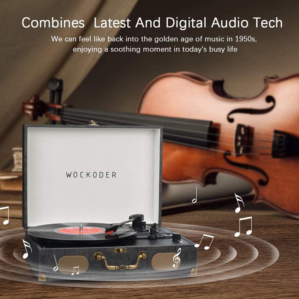 Vinyl Record Player with Speakers Wireless Turntables - JOY2ESpree