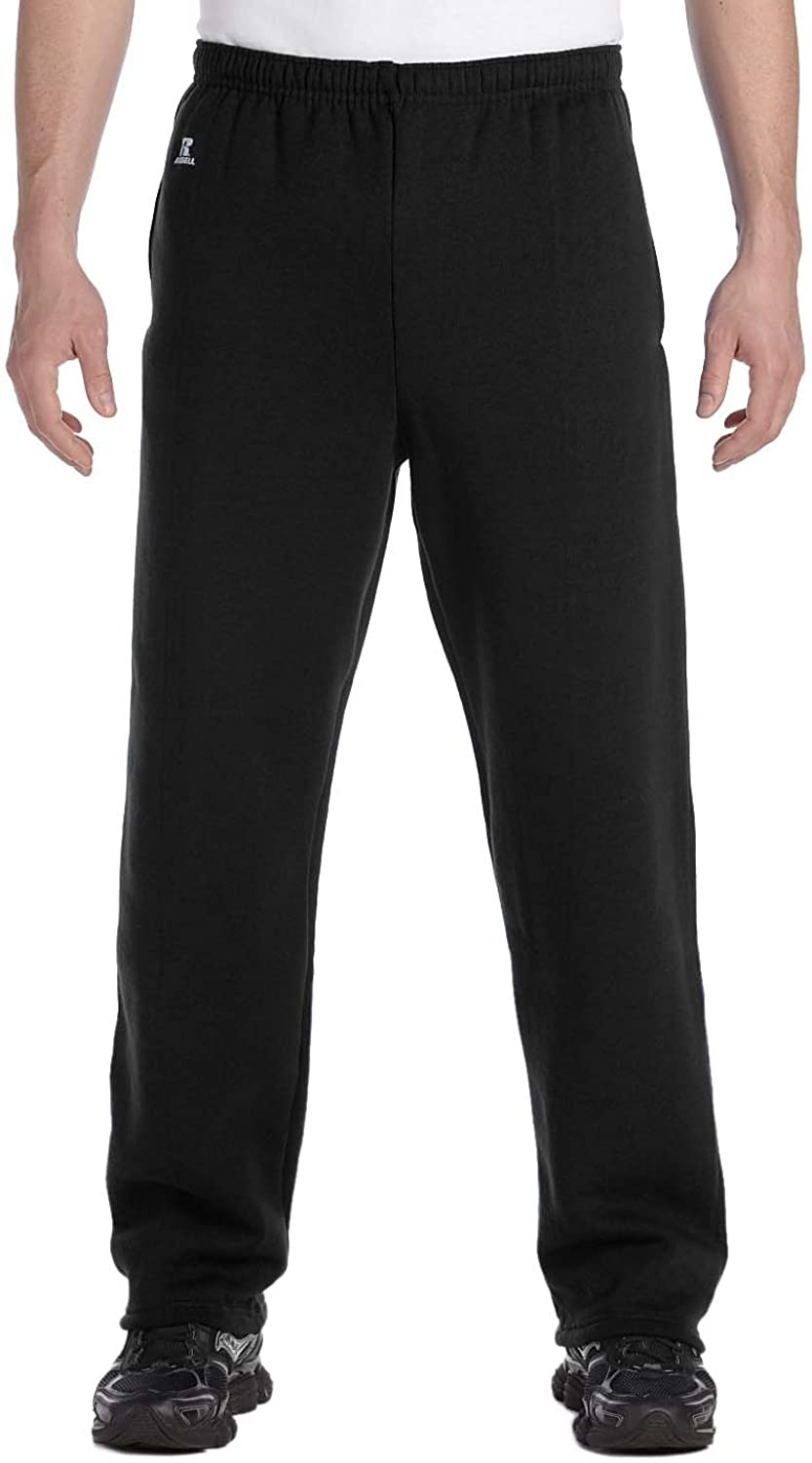 Russell Athletic Men's Dri-Power Open Bottom Sweatpants with Pockets