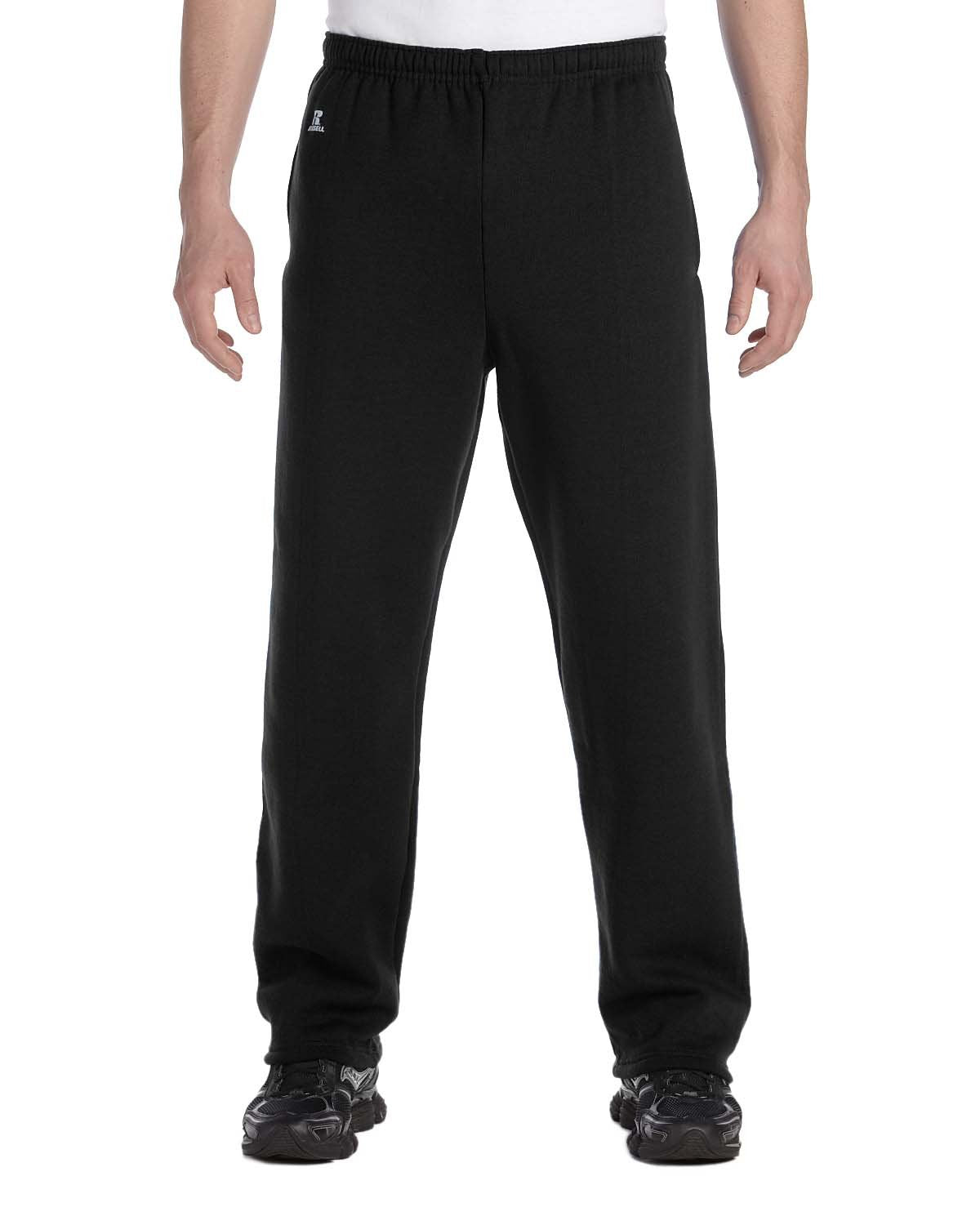 Russell Athletic Men's Dri-Power Open Bottom Sweatpants with Pockets