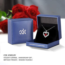 
                        
                          Cargar imagen en el visor de la galería, CDE Forever Love Heart Women Necklace 925 Sterling Silver Rose Gold Plated Birthstone Pendant Necklaces for Women - JOY2ESpree
                        
                      