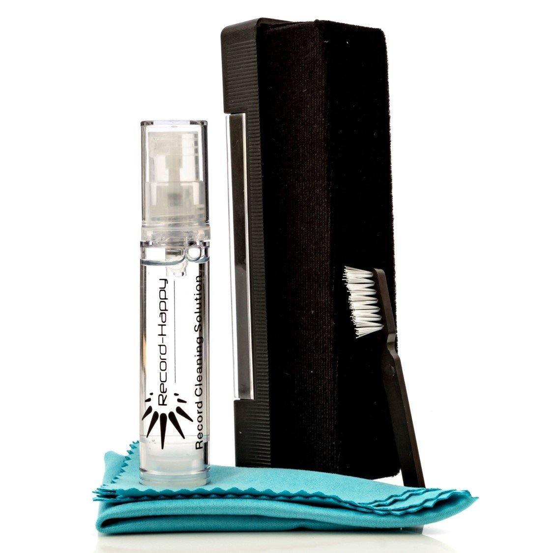 Record Cleaning Brush Kit - Ultimate LP Vinyl Maintenance Set by Record-Happy: Velvet Brush - JOY2ESpree