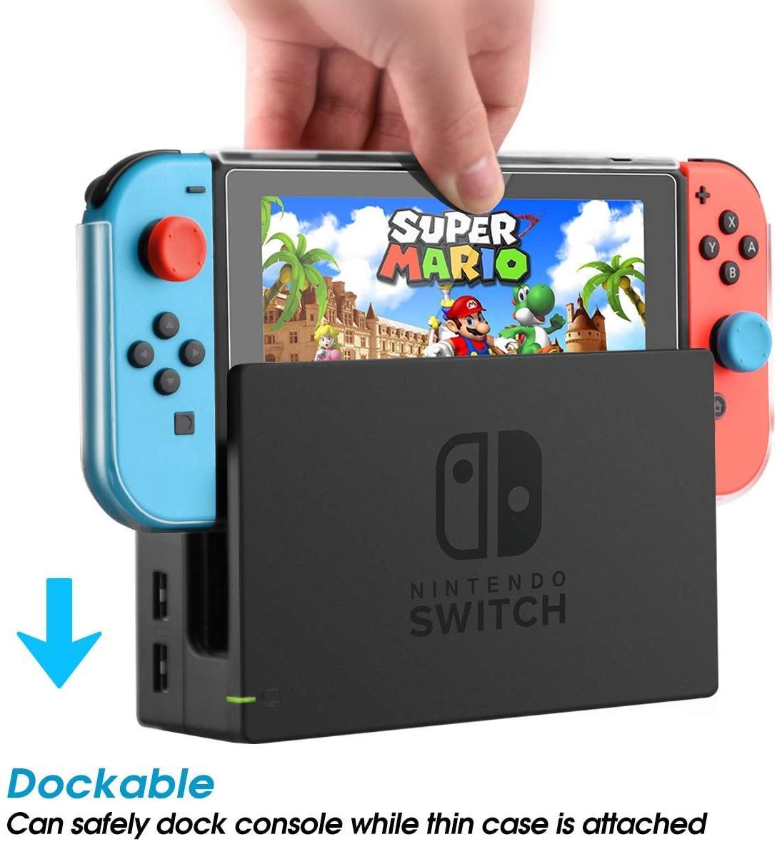 AISITIN Compatible with Nintendo Switch Case Dockable Clear Protective Case Cover - JOY2ESpree
