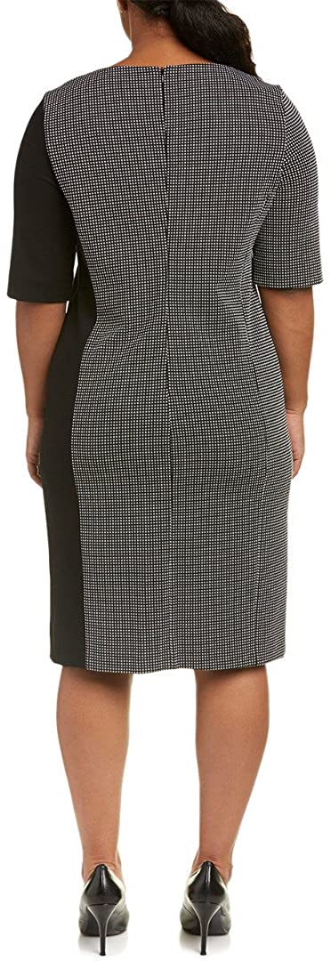 Marina Rinaldi Women's Olio Colorblock Dress, Black