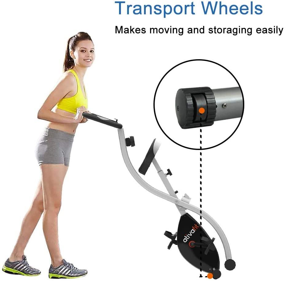 ATIVAFIT Indoor Cycling Bike Folding Magnetic Upright Bike Stationary Bike Recumbent Exercise Bike - JOY2ESpree