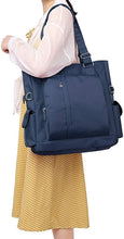 
                        
                          將圖片載入圖庫檢視器 Canvas Tote Bag Waterproof Nylon Multi Pocket Shoulder Bags Laptop Work Bag Teacher Purse and Handbags for Women &amp; Men
                        
                      