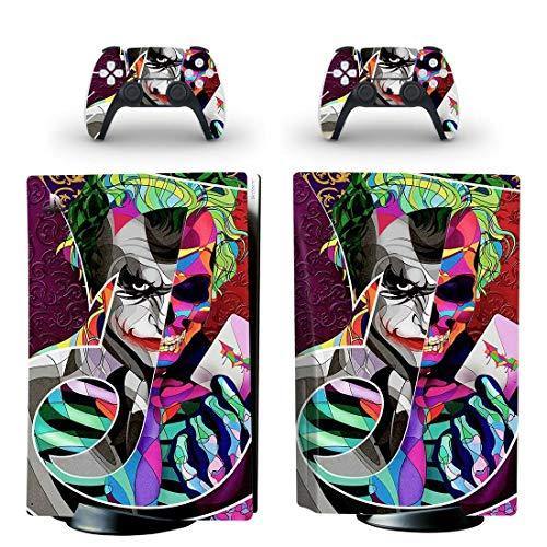 PS5 Disk Skin Vinyl Darkness Joker PS5 Disc Skin Sticker Decal Cover for Playstation 5 Console Protector-Yspf0833 - JOY2ESpree