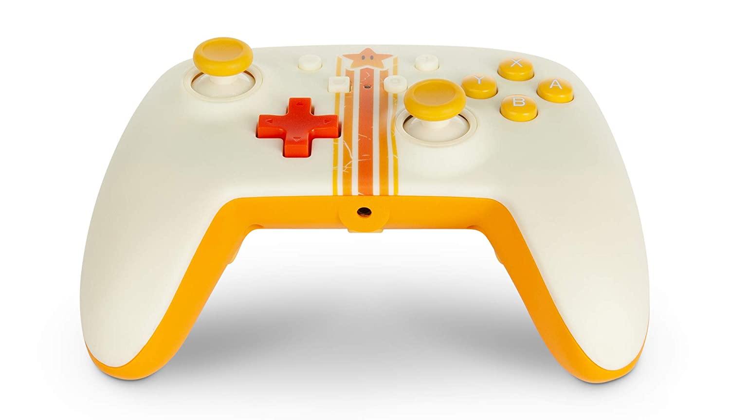 PowerA Enhanced Wired Controller for Nintendo Switch - Mario White, Gamepad, Wired Video Game Controller, Gaming Controller - Nintendo Switch - JOY2ESpree