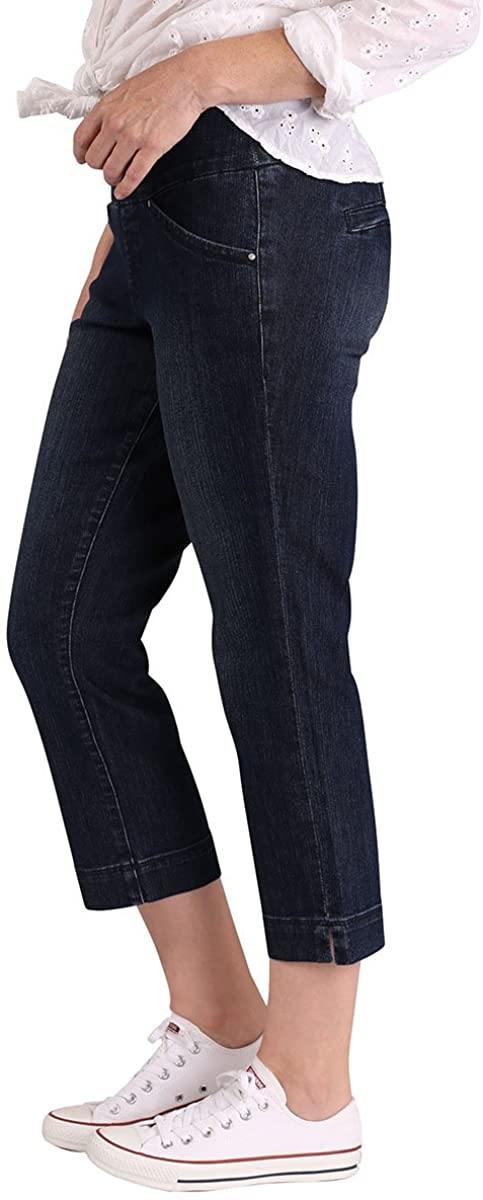 Jag Jeans Women's Marion Pull On Crop in Bay Twill