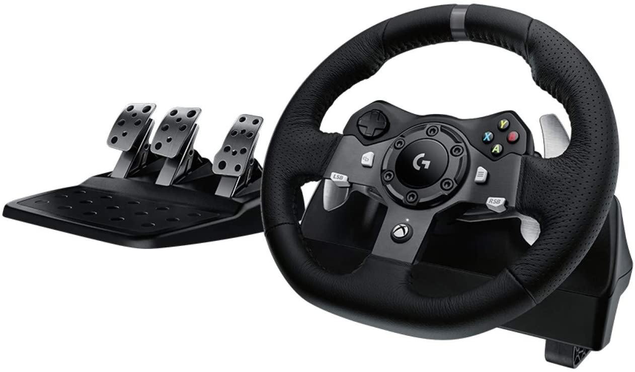 Logitech Dual-Motor Feedback Driving Force G29 Gaming Racing Wheel with Responsive Pedals for PlayStation 5, PlayStation 4 and PlayStation 3 - Black - JOY2ESpree