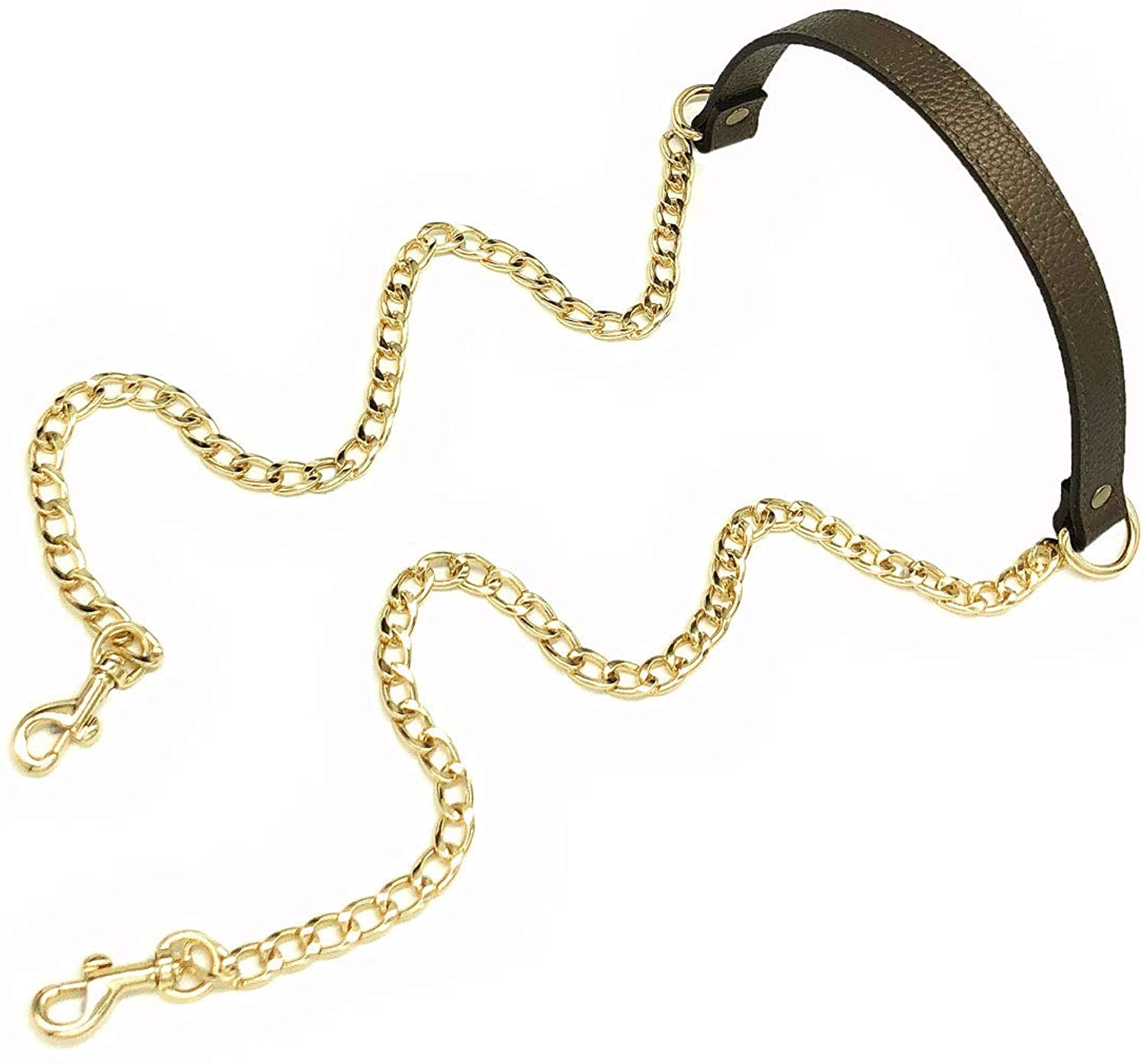 VanEnjoy Replacement Chain & Genuine Leather Shoulder Strap