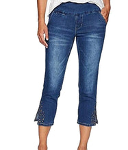 
                        
                          將圖片載入圖庫檢視器 Jag Jeans Women's Naomi Pull on Crop with Studs
                        
                      