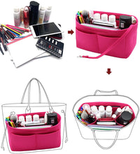 
                        
                          Cargar imagen en el visor de la galería, Felt Purse Organizer Insert Zipper Pocket with Two Removeable Bottle Holder
                        
                      