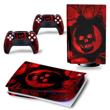 
                        
                          Load image into Gallery viewer, PS5 Skin Stickers Decal Full Body Vinyl Cover for Playstation 5 Console and Controllers (Disk Edition, Skull) - JOY2ESpree
                        
                      