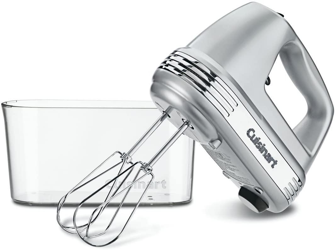 Cuisinart HM-90BCS Power Advantage Plus 9-Speed Handheld Mixer with Storage Case, Brushed Chrome - JOY2ESpree