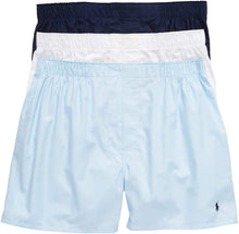
                        
                          Cargar imagen en el visor de la galería, Polo Ralph Lauren Men's 3-Pack Classic Fit Packaged Woven Boxers
                        
                      
