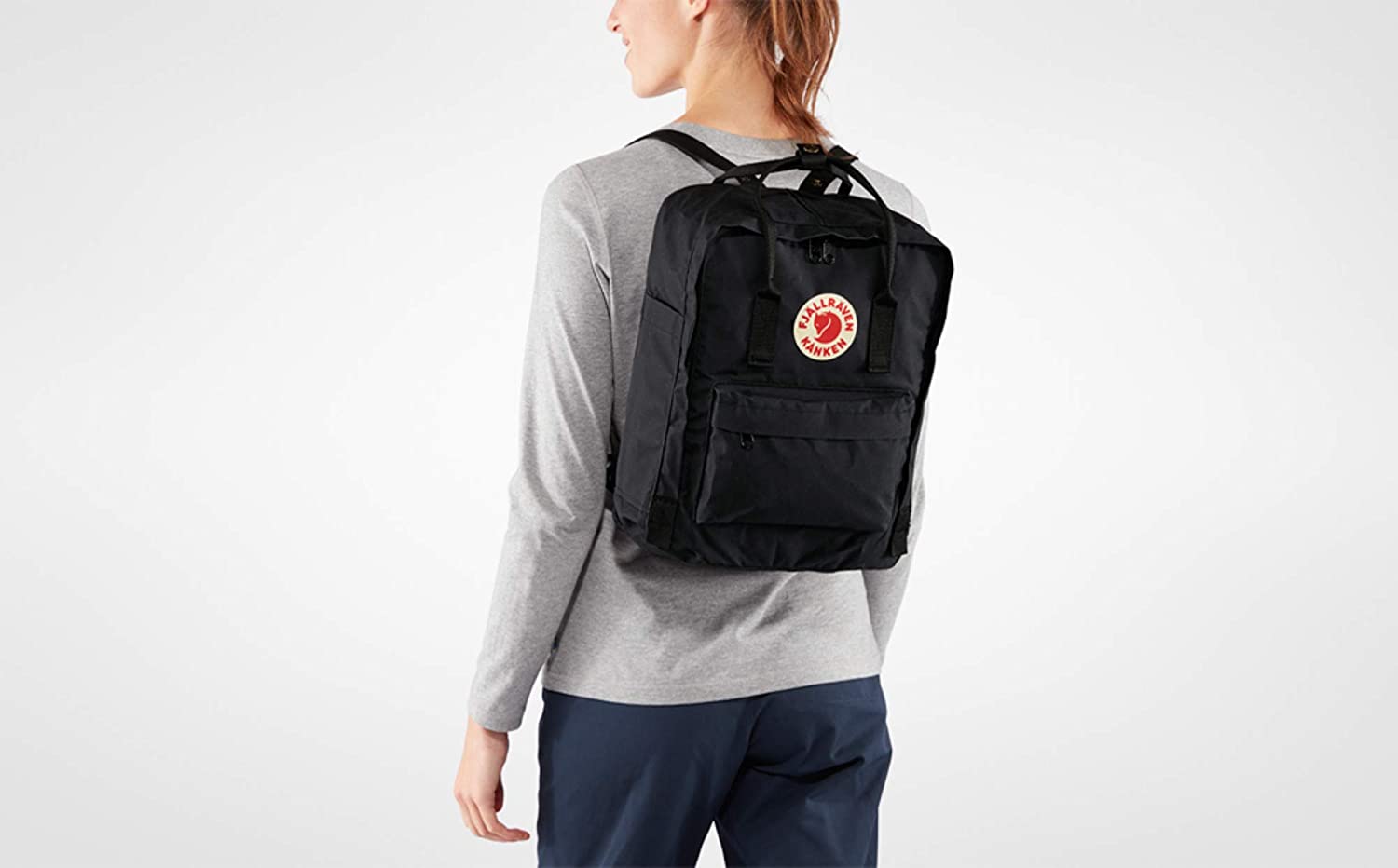 Fjallraven, Kanken Classic Backpack for Everyday, Ox Red