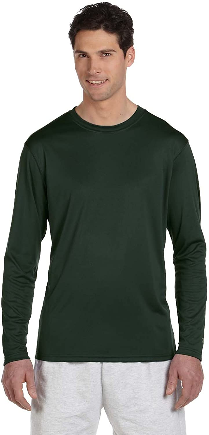 Champion Men's Long-Sleeve Double-Dry Performance T-Shirt