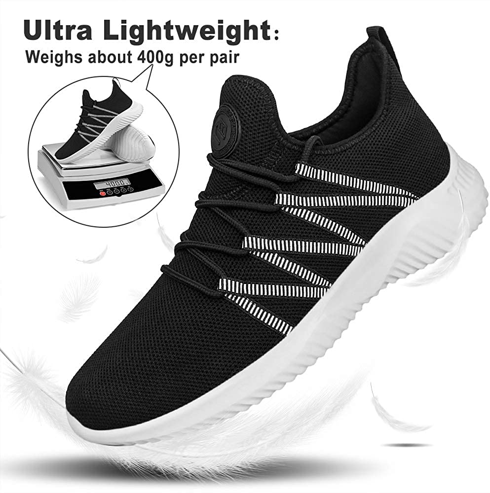 Feethit Mens Slip On Running Shoes Breathable Lightweight Comfortable Fashion Non Slip Sneakers for Men