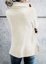 
                        
                          Muat gambar ke penampil Galeri, FISACE Womens Solid Round Neck Oversized Turtleneck Full Sleeve Knitted Sweater Pullover
                        
                      