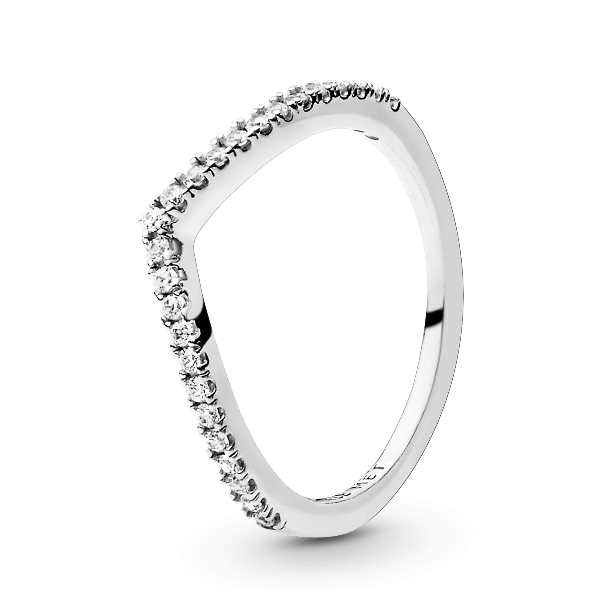 Pandora Jewelry Sparkling Wishbone Cubic Zirconia Ring in Sterling Silver - JOY2ESpree