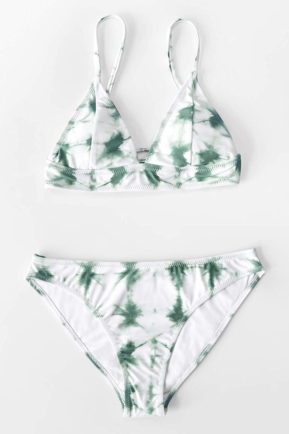 CUPSHE Women's Bikini Triangle Sexy Lace Up Two Piece Bathing Suit