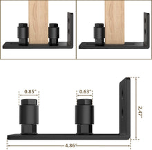 
                        
                          Load image into Gallery viewer, Homlux Heavy Duty Sliding Barn Door Floor Guide,Adjustable Roller,Wall Mount System,Flush Bottom Design,Floor and Door Panel Non-Damage(Floor Guide-3)
                        
                      